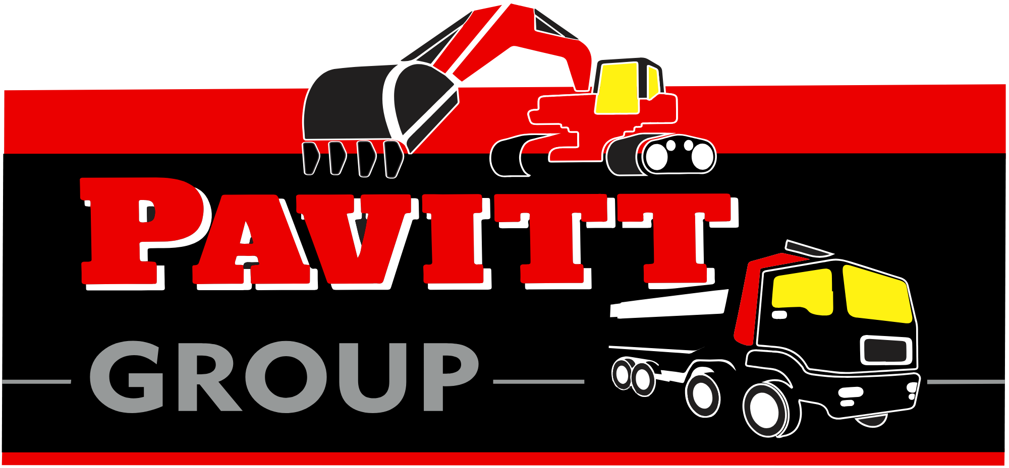 Pavitt Group civil construction and earthmoving company logo.