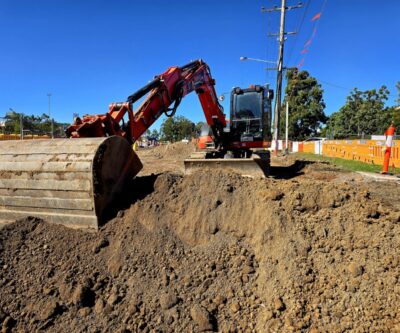Site restoration after material sourcing and final reinstatement work.